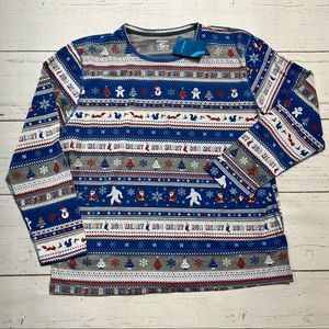 Brooks Women's Run Merry Long Sleeve Holiday Graphic Long Sleeve Top XXL NWT